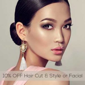 10 OFF Hair Cut Style or Facial at mojos salon chorley