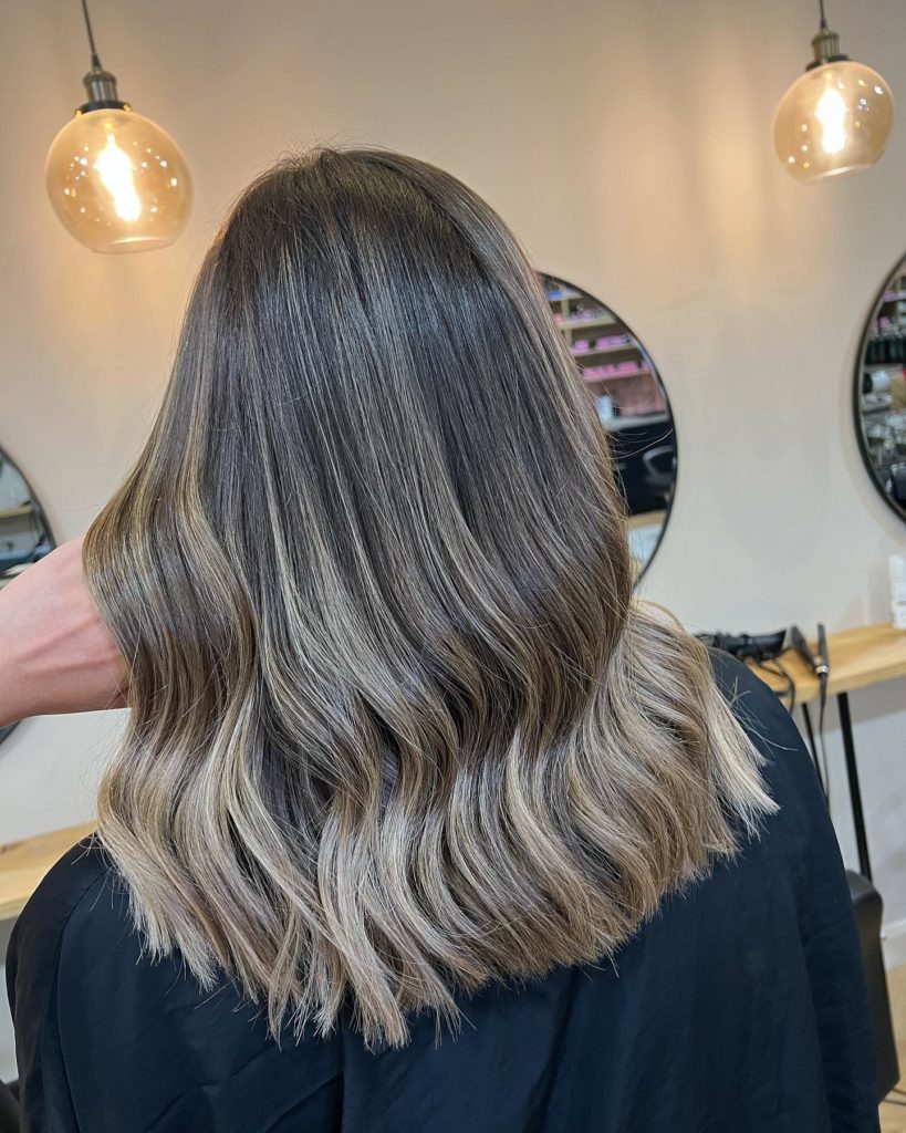 Bronde balayage at mojo hairdressers near preston