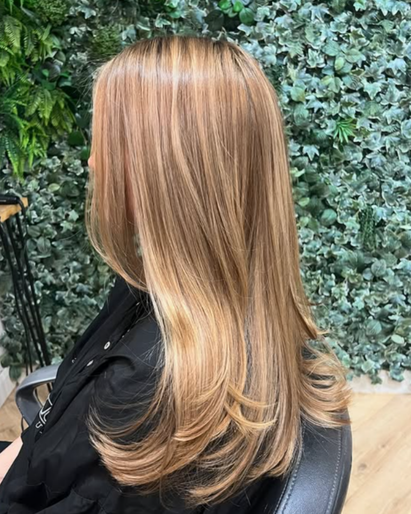 Flicky Layers on long hair