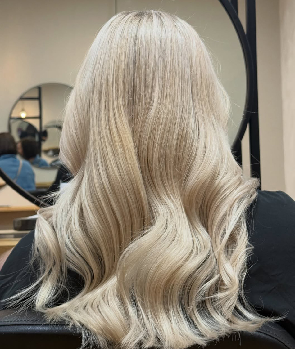 Blonde highlights at Mojo Hairdressers in Chorley